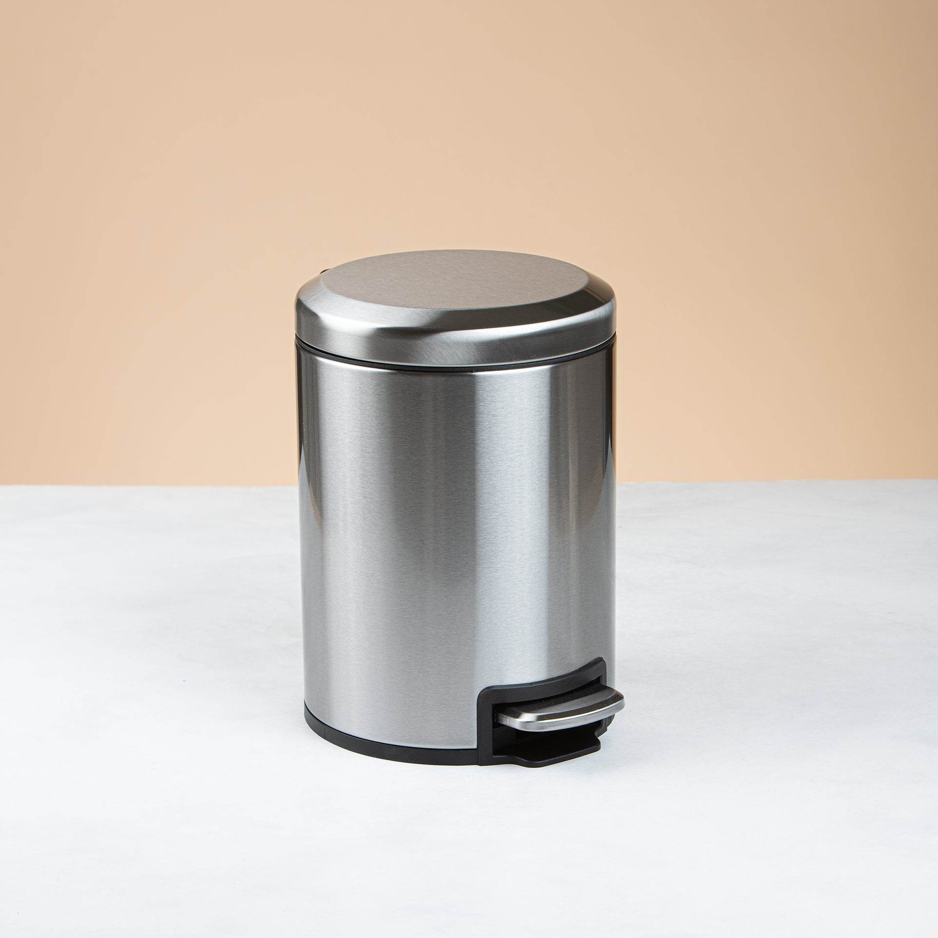 Pedal Trash Bin 5L – Stainless Steel - Urban Home