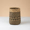 Woven Seagrass Basket – Black & Natural - Urban Home