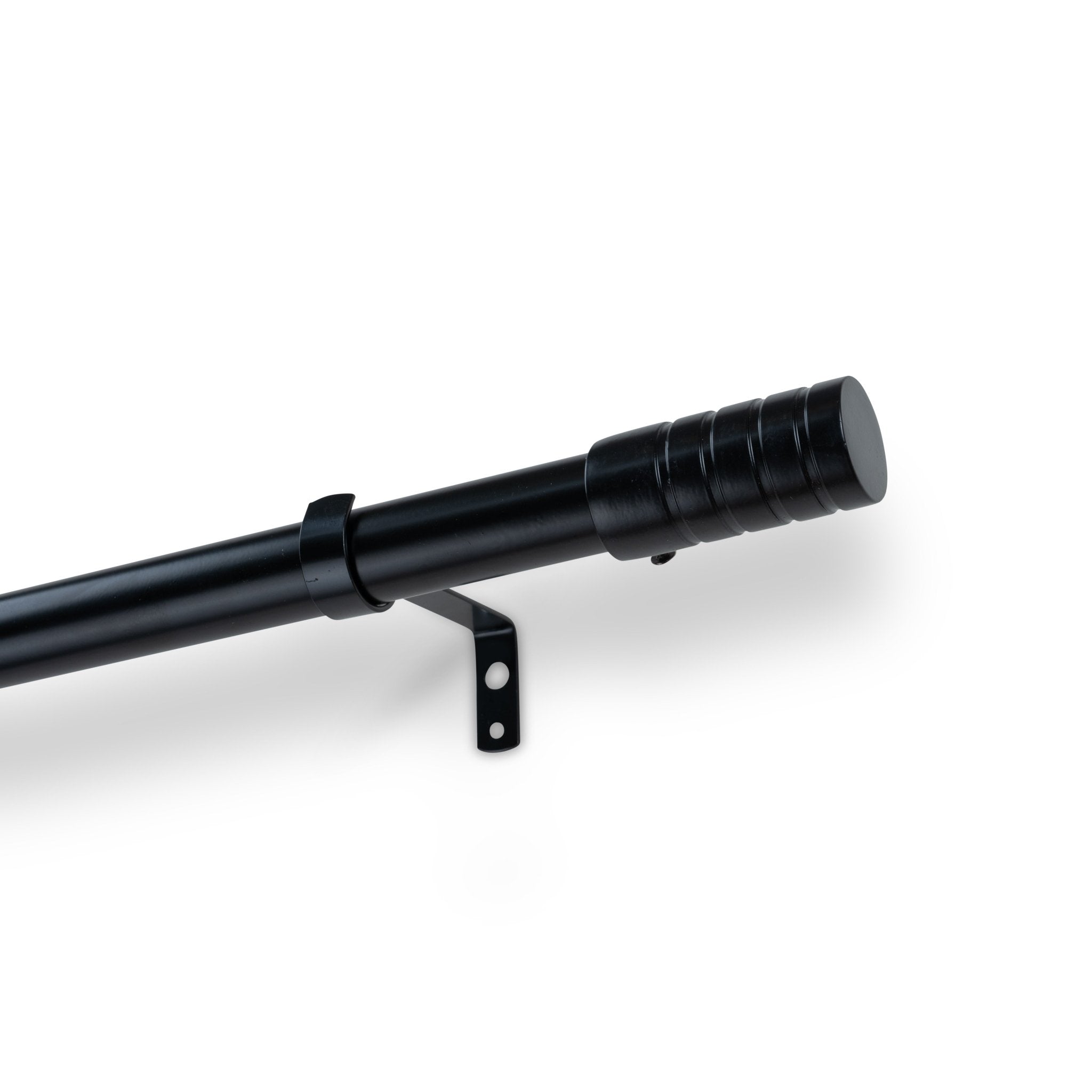 Striped extendable curtain pole 1.6 - 3m - Urban Home