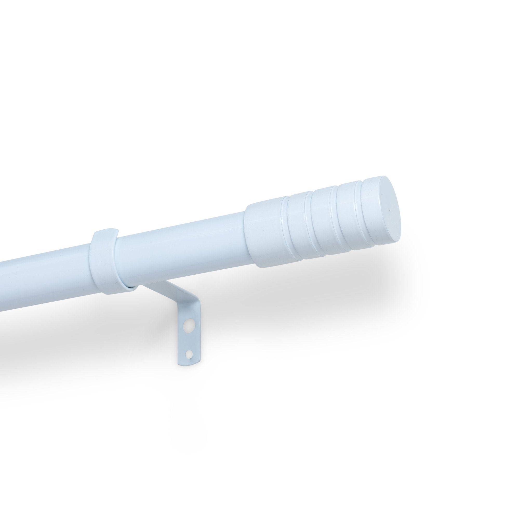 Striped extendable curtain pole 1.6 - 3m - Urban Home