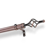 Twisting extendable curtain rod 1.6 - 3m - Urban Home