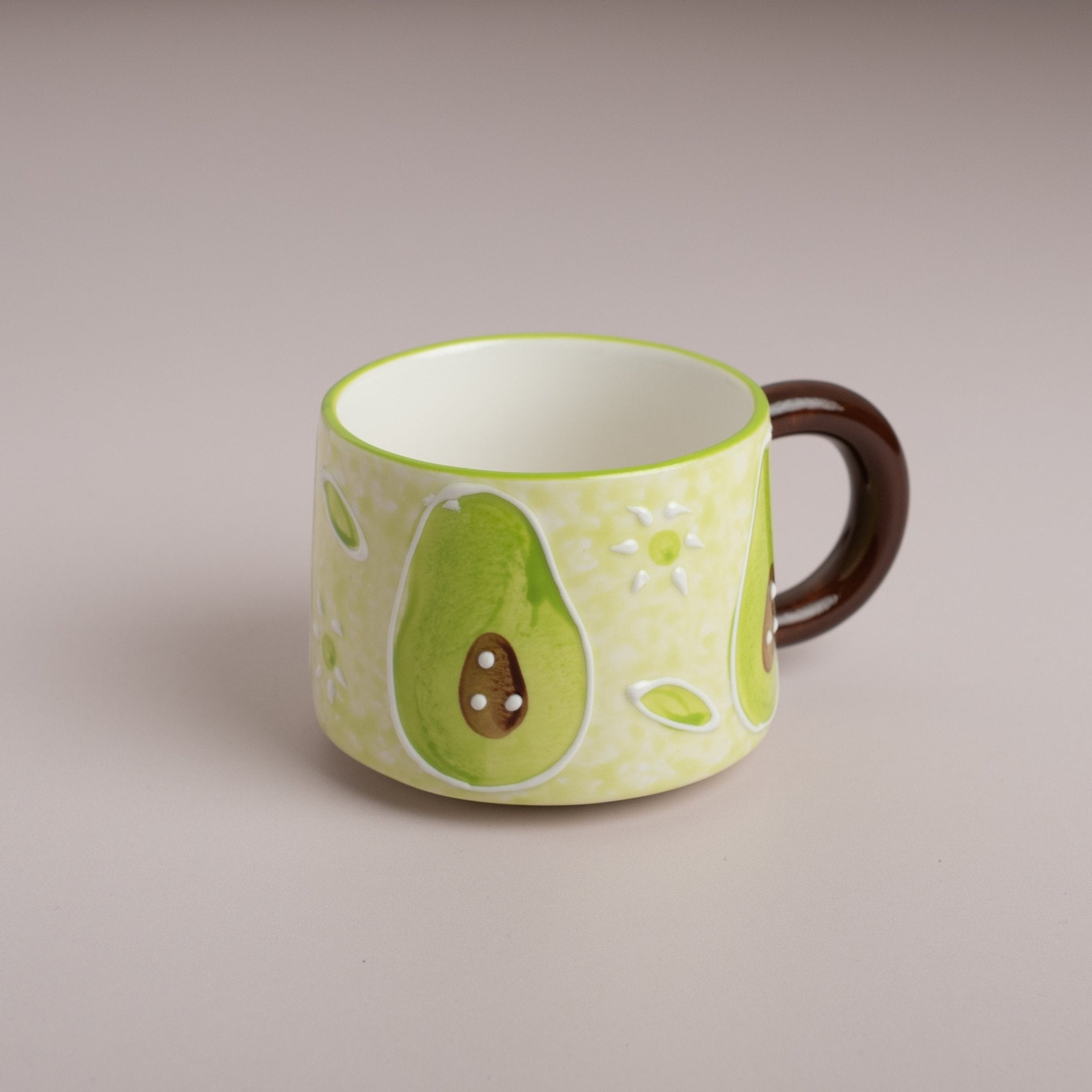 Avocado Hand - Painted Mug - Urban Home