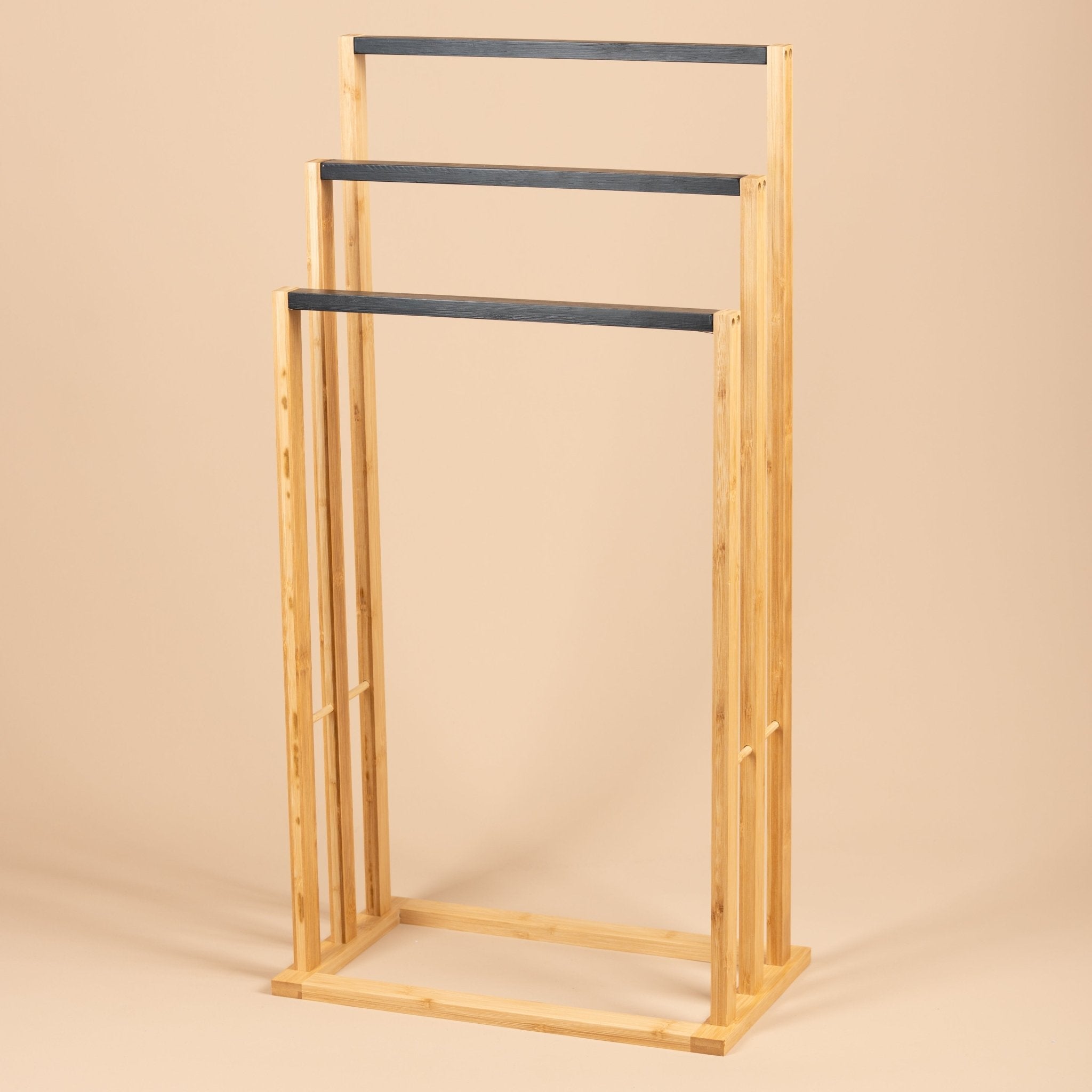 Tiered Bamboo Towel Rack - Urban Home