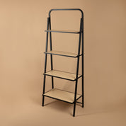 Modern Industrial Ladder Shelf | 4 - Tier Minimalist Display - Urban Home