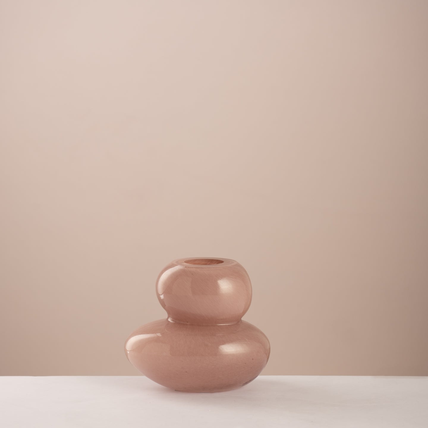 Modern Sculptural Glass Tiered Vase - Urban Home
