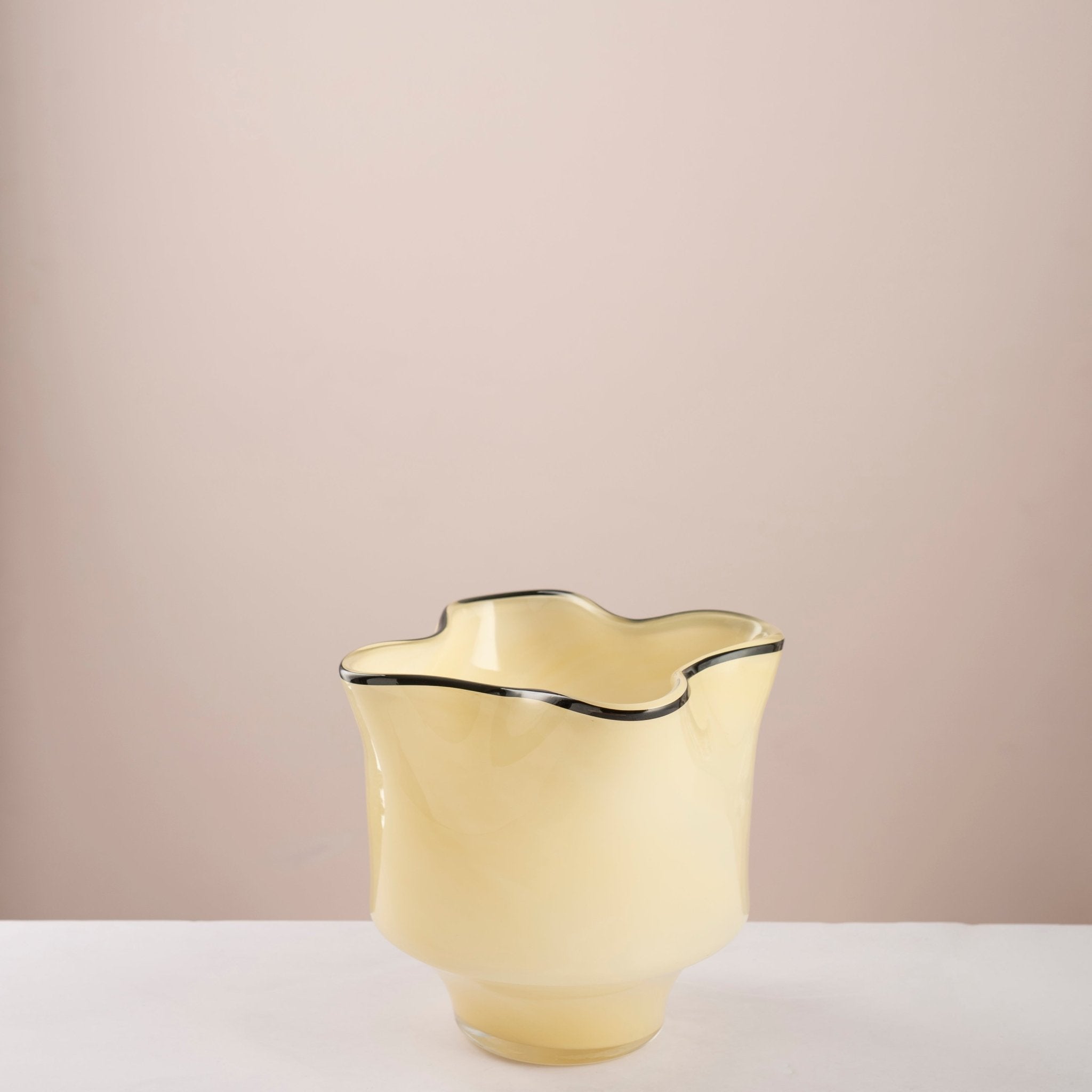 Butter Yellow Modern Vase - Urban Home