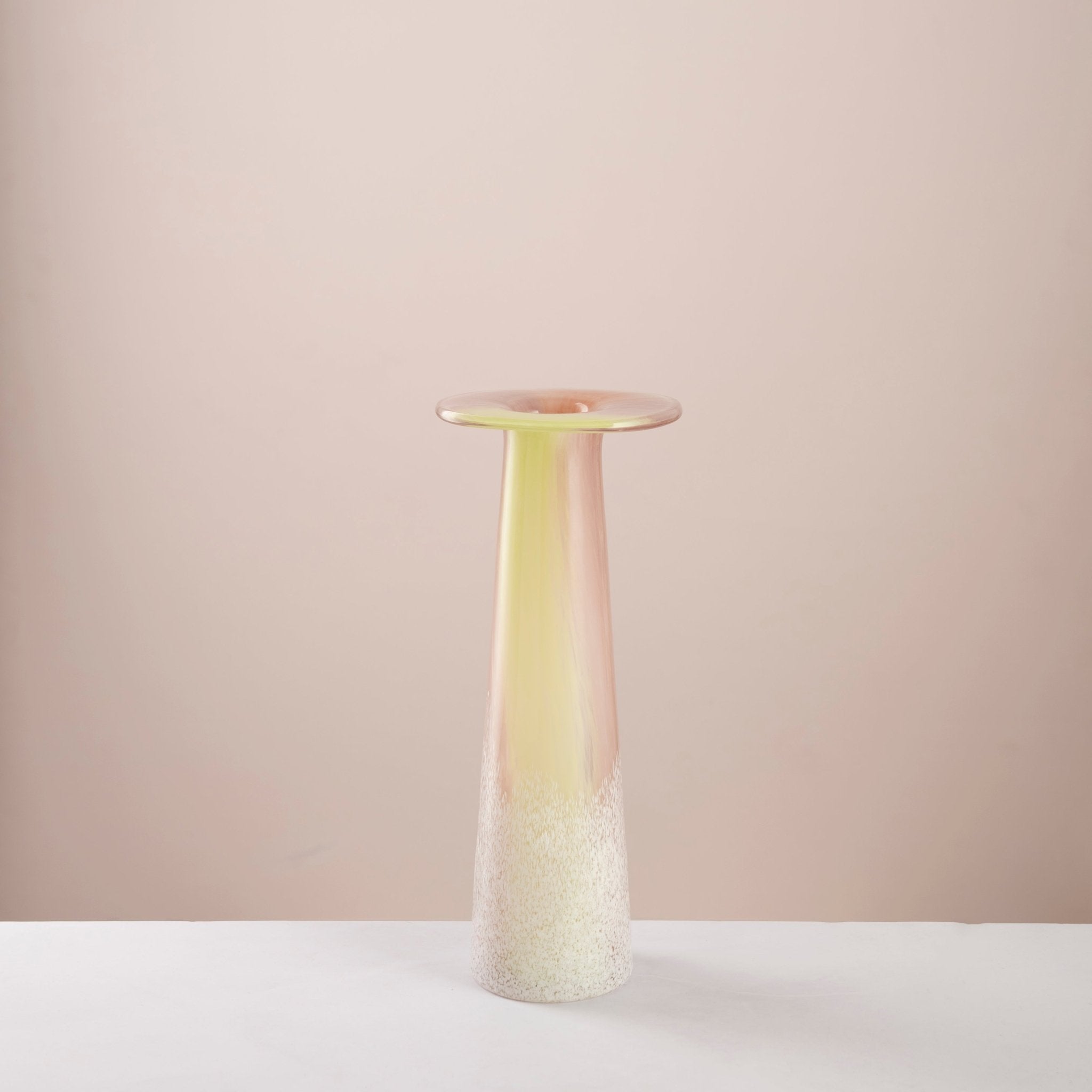 Blush Aura Glass Vase - Urban Home