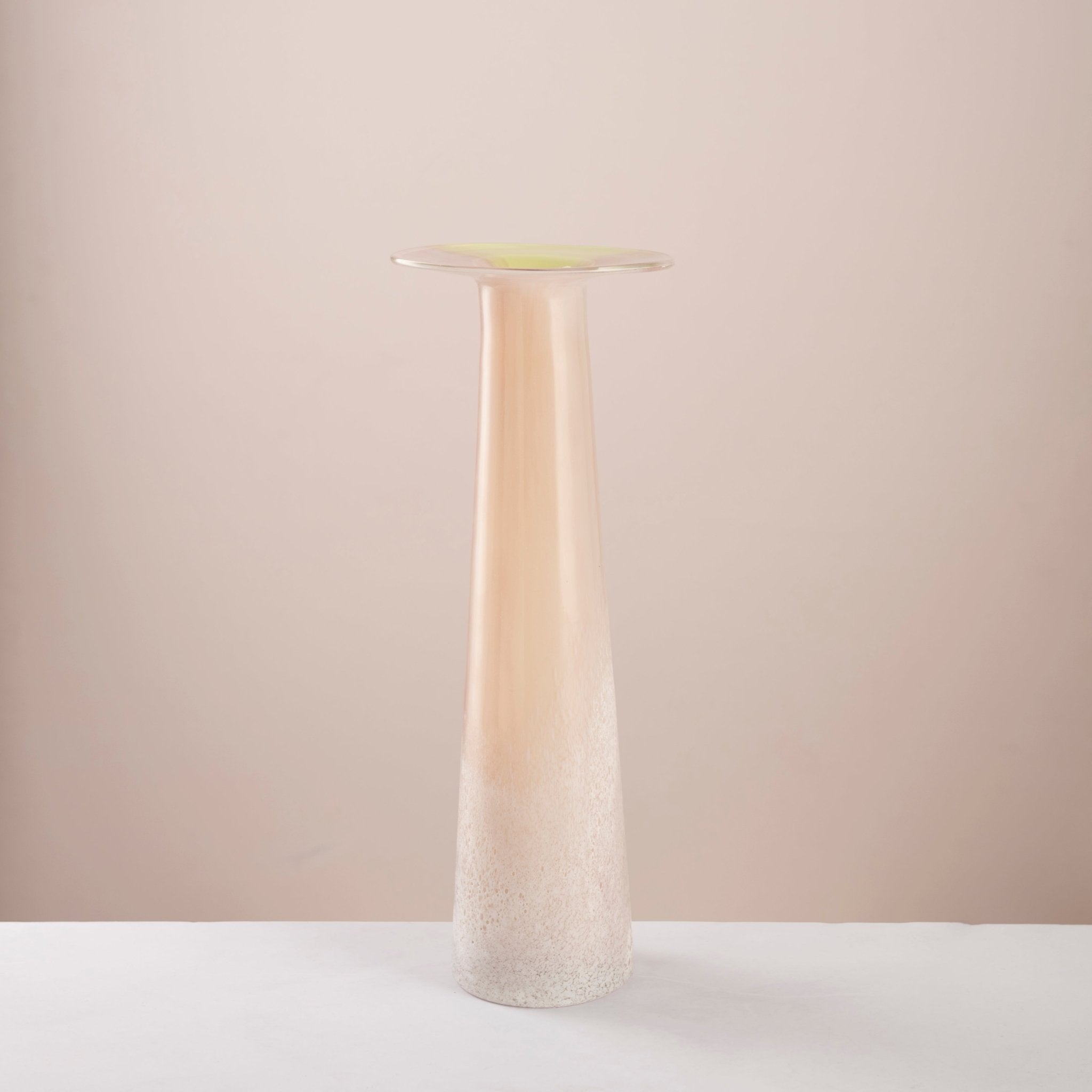 Blush Aura Glass Vase - Urban Home