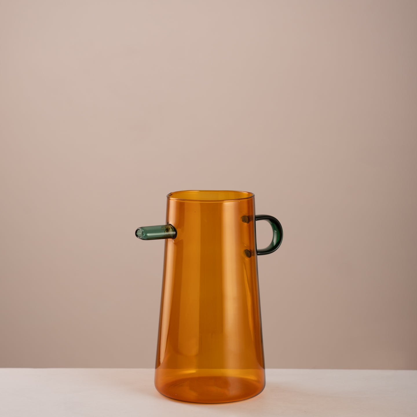 Modern Glass Vessel with Decorative Spout - Urban Home