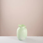 Mint Swirl Art Glass Vase - Urban Home