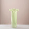 Lime Petal Ribbed Vase - Urban Home