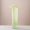 Lime Petal Ribbed Vase - Urban Home