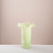 Lime Petal Ribbed Vase - Urban Home