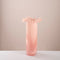 Pink Petal Ribbed Vase - Urban Home