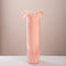 Pink Petal Ribbed Vase - Urban Home