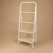 Modern Industrial Ladder Shelf | 4 - Tier Minimalist Display - Urban Home
