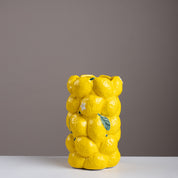Citrus & Fruit Art Vase - Lemon - Urban Home