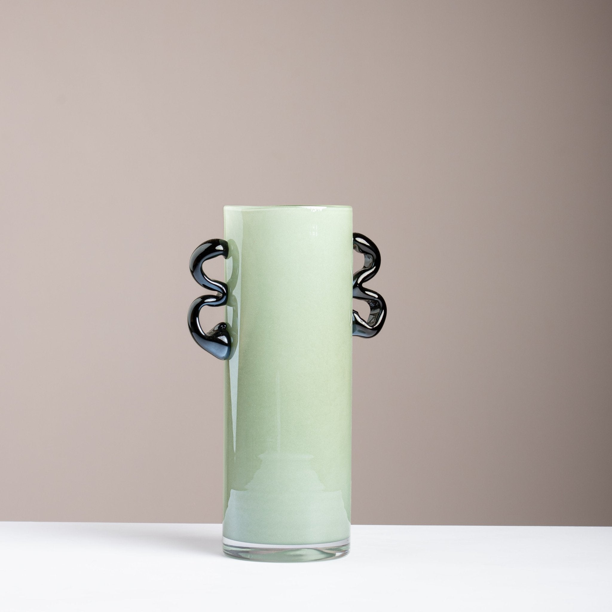 Bloom flower handle Mint Green vase 28x10cm - Urban Home