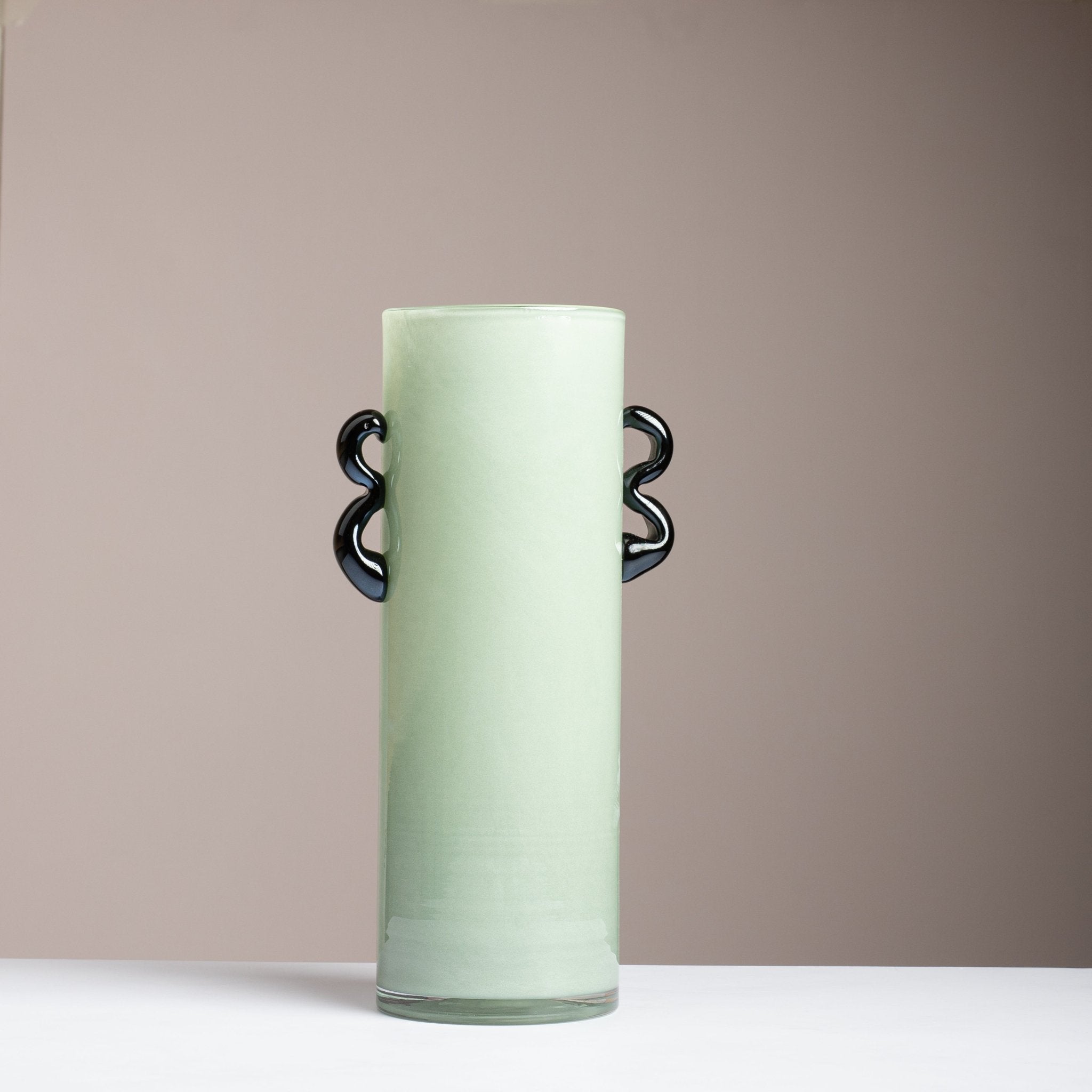 Bloom flower handle Mint Green vase 35x12cm - Urban Home