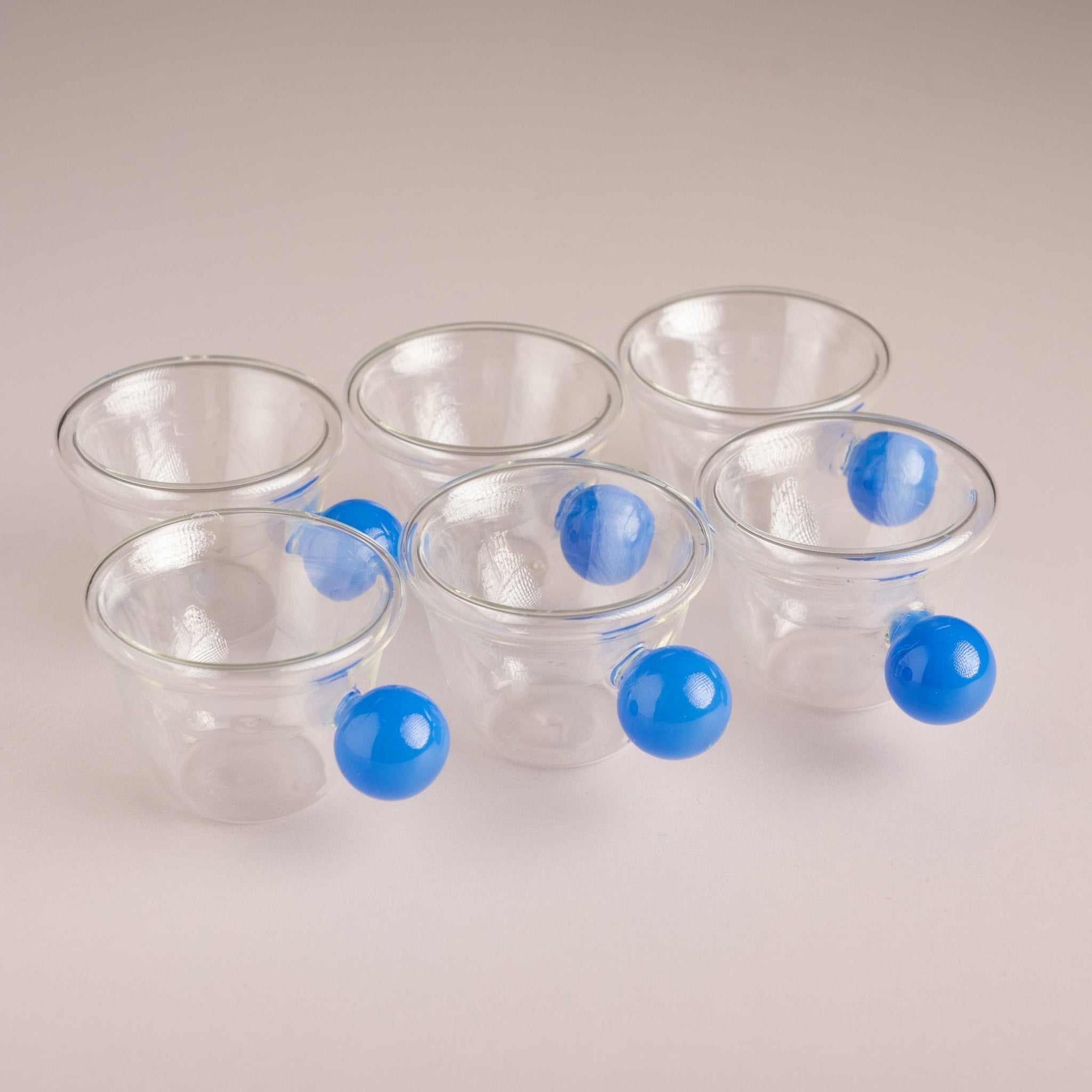 Orb Handle Double Wall Glass Cup - Urban Home