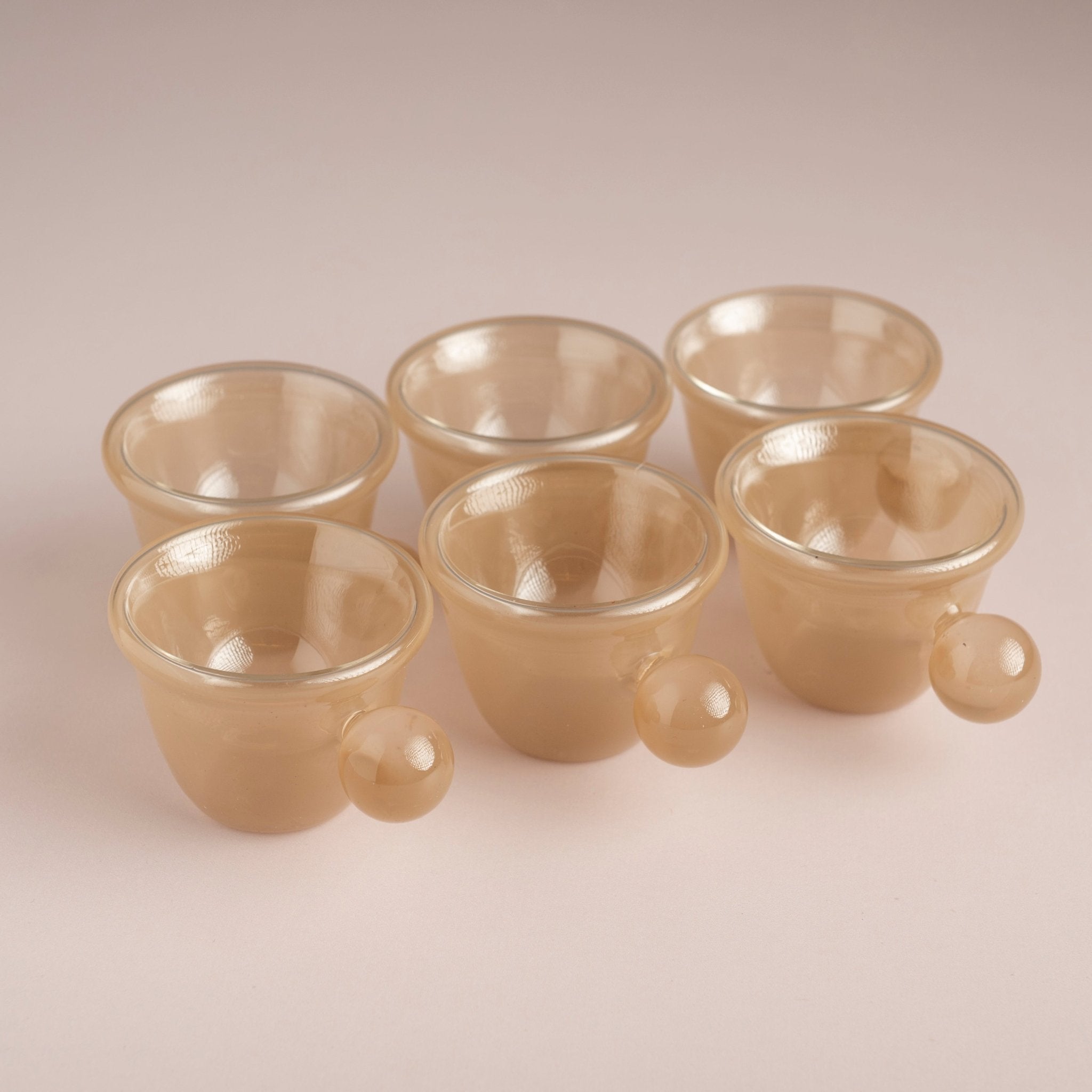 Orb Handle Double Wall Glass Cup - Urban Home