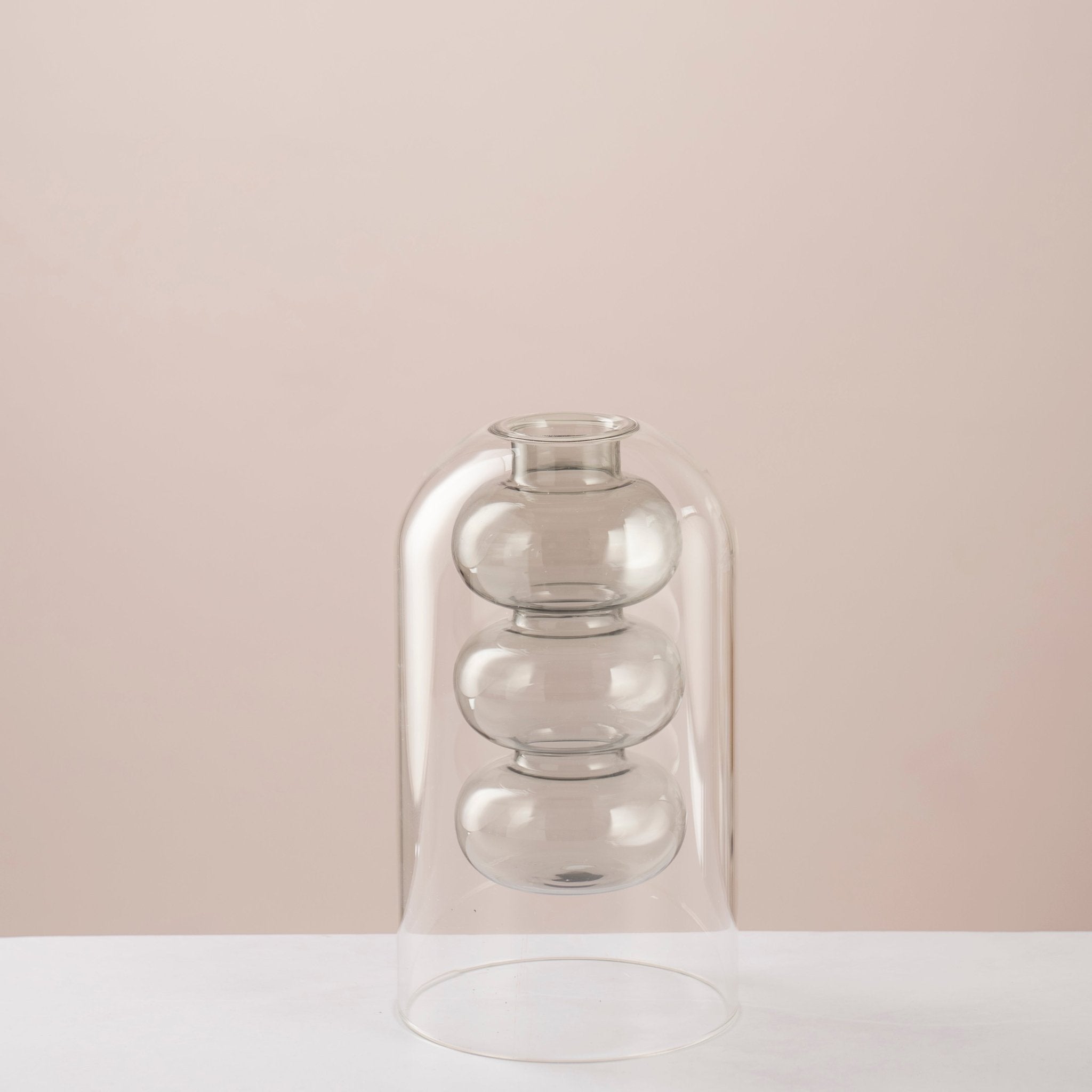Double - Walled Glass Vase - Urban Home