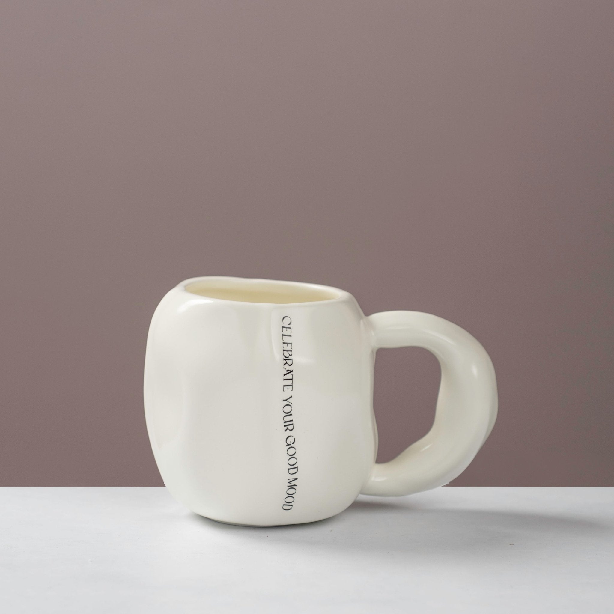 Celebrate Your Good Mood Ceramic Mug - Urban Home