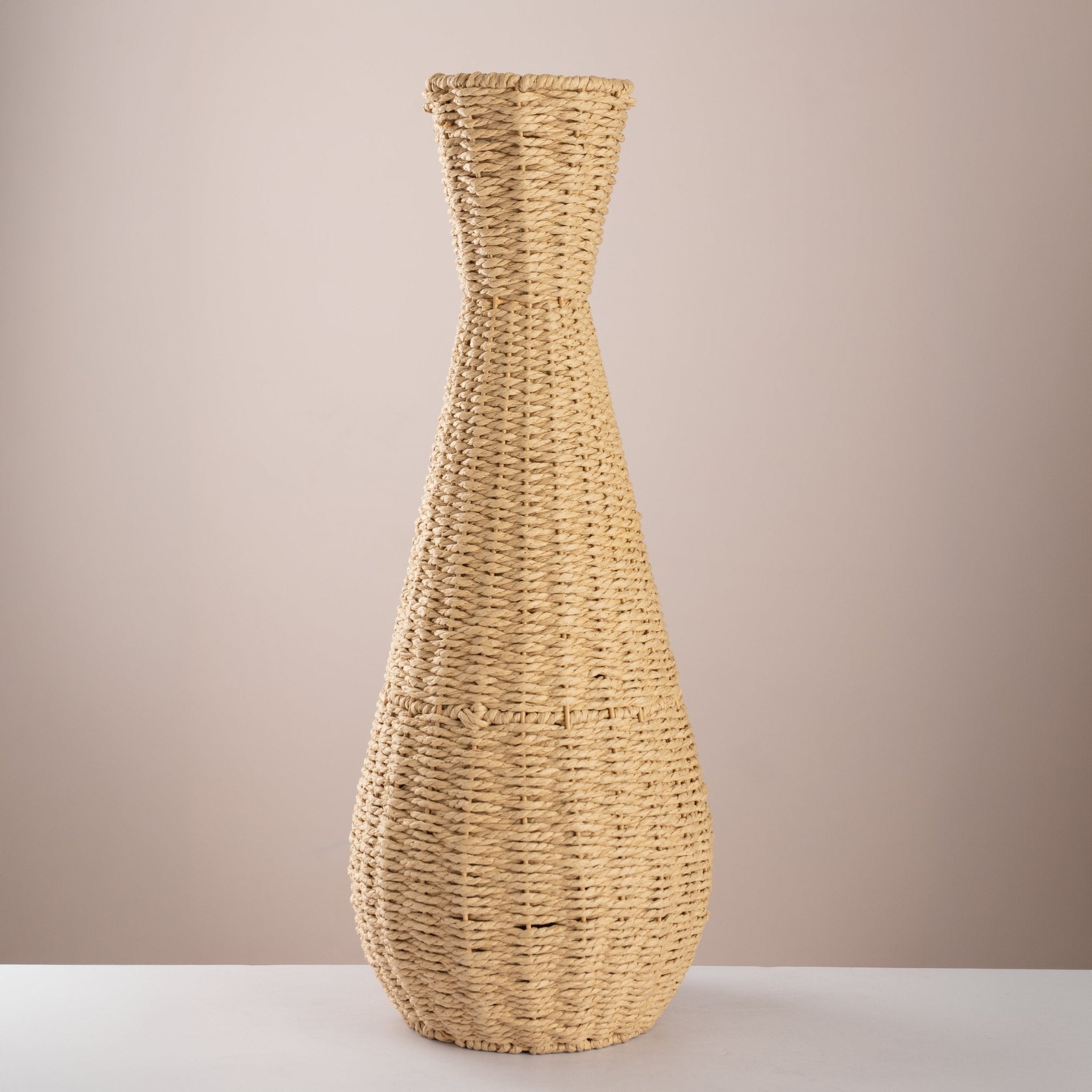 Modern Hourglass Grass Vase - Urban Home