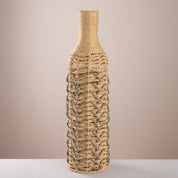 Woven Bottle Vase – Modern Boho Sculptural Decor - Urban Home