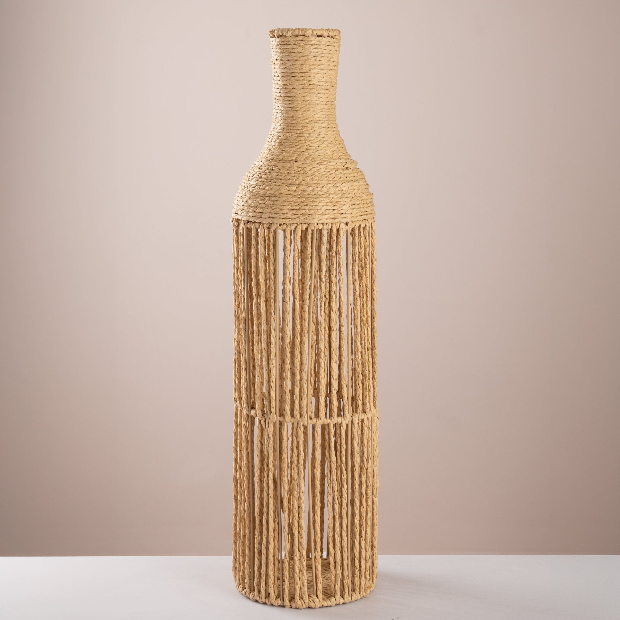 Slotted Grass Bottle Vase - Urban Home