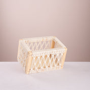 Macramé & Pine Wood Nesting Baskets - Urban Home