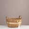 Boho Tassel Oval Storage Basket - Urban Home