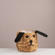 Puppy Woven Storage Basket - Urban Home