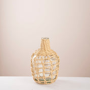 Woven Glass Bottle Vas - Urban Home