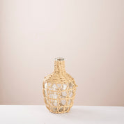 Woven Glass Bottle Vas - Urban Home