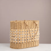 Coastal Weave Tote Basket - Urban Home