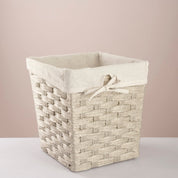Square Woven Trash & Tissue Set - Gray - Urban Home
