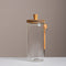 Premium Glass Jar with Wooden Cover & Spoon - Urban Home