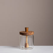 Premium honey jar with wooden cover - Urban Home
