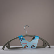 Non - Slip Slimline Flocked Hangers - 5pcs - Urban Home