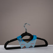 Ultra - Slim Anti - Slip Flocked Hangers - 5pcs - Urban Home