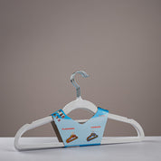 Ultra - Slim Anti - Slip Flocked Hangers - 5pcs - Urban Home