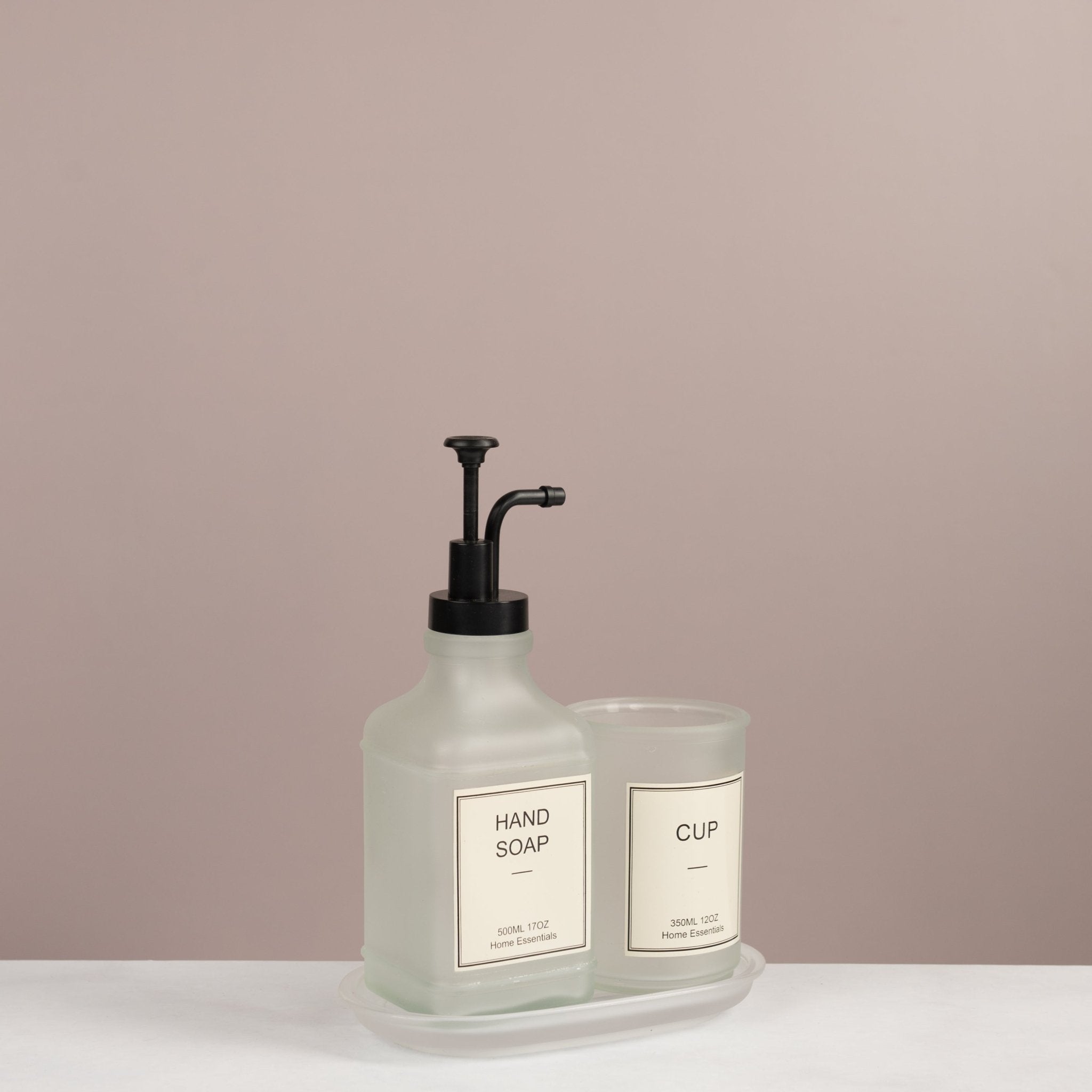 Modern Glass Bathroom Set - Urban Home