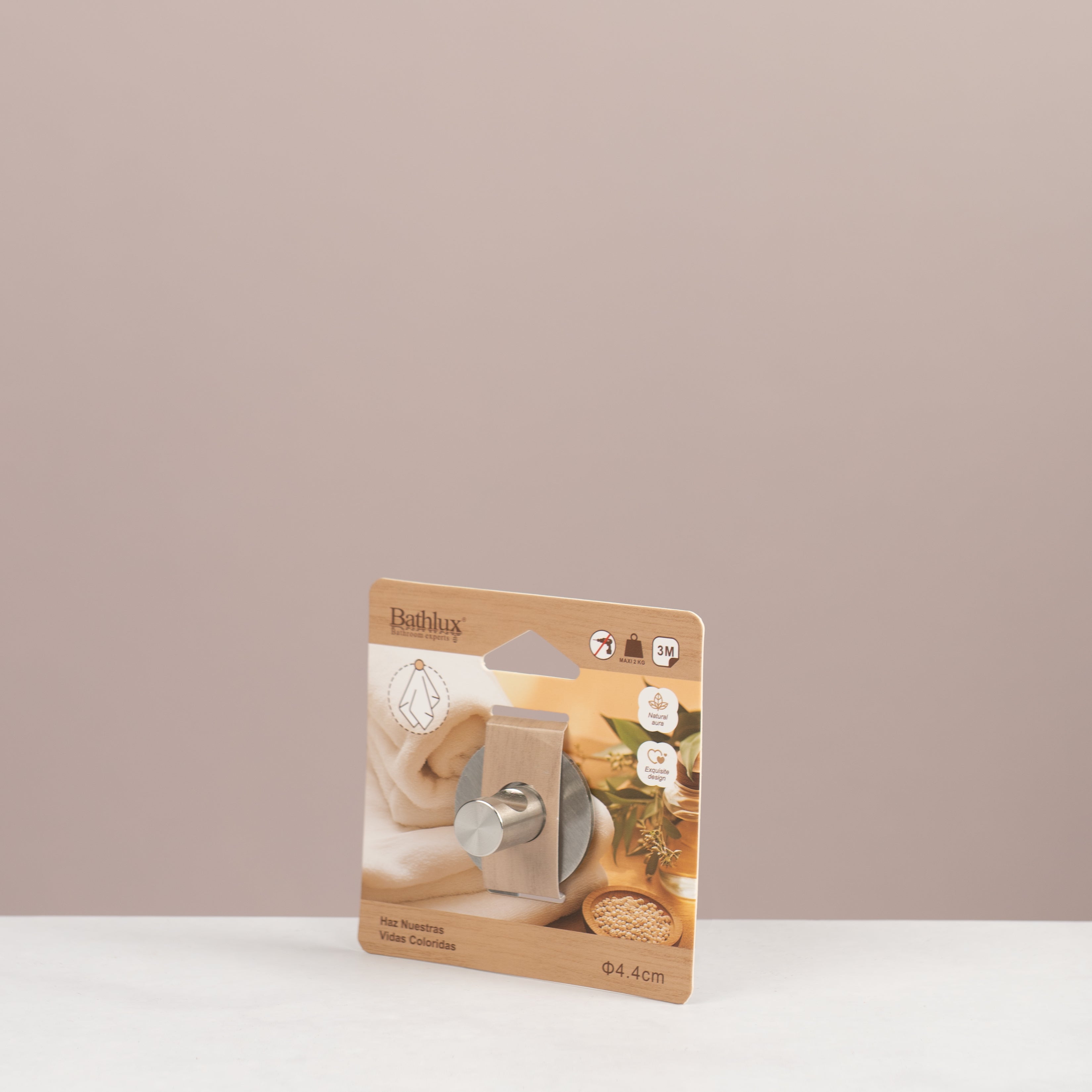 Natural Wood Adhesive Wall Hook