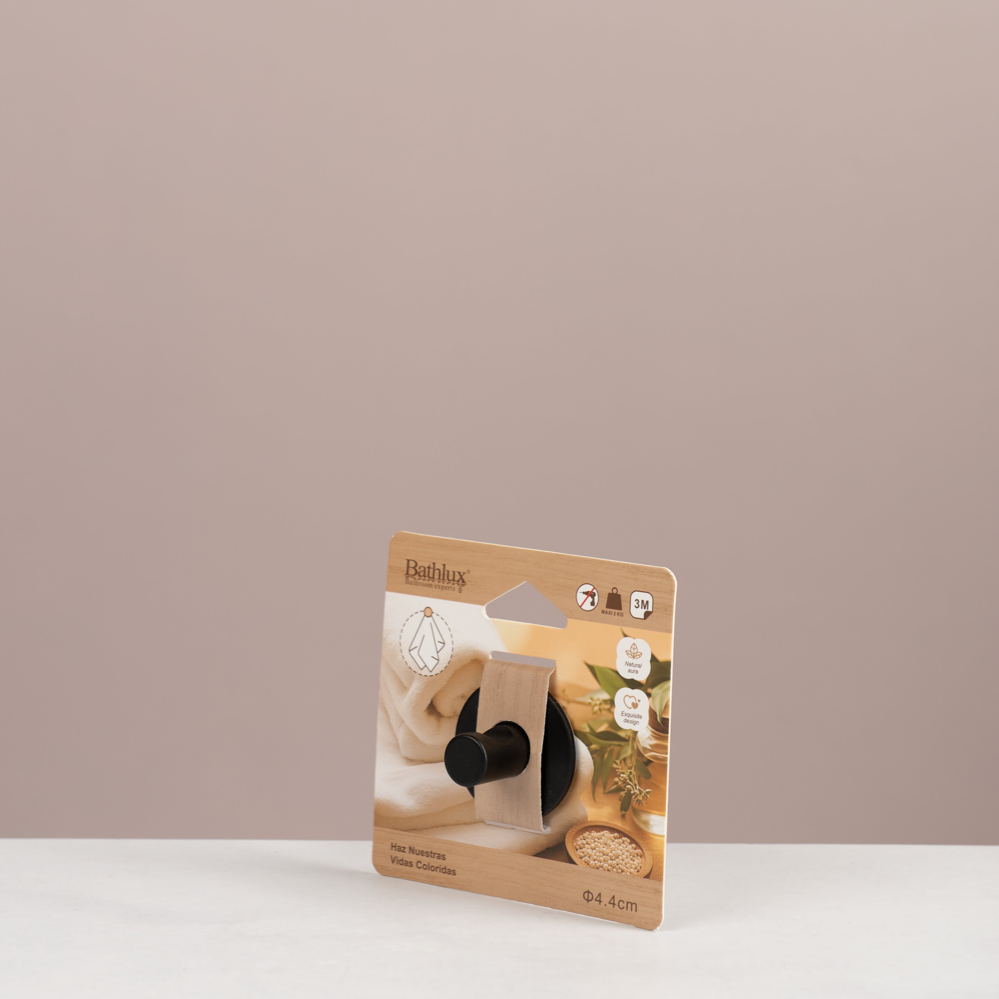 Natural Wood Adhesive Wall Hook