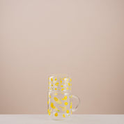 Citrus Bloom Glass Jug with Cup - Urban Home