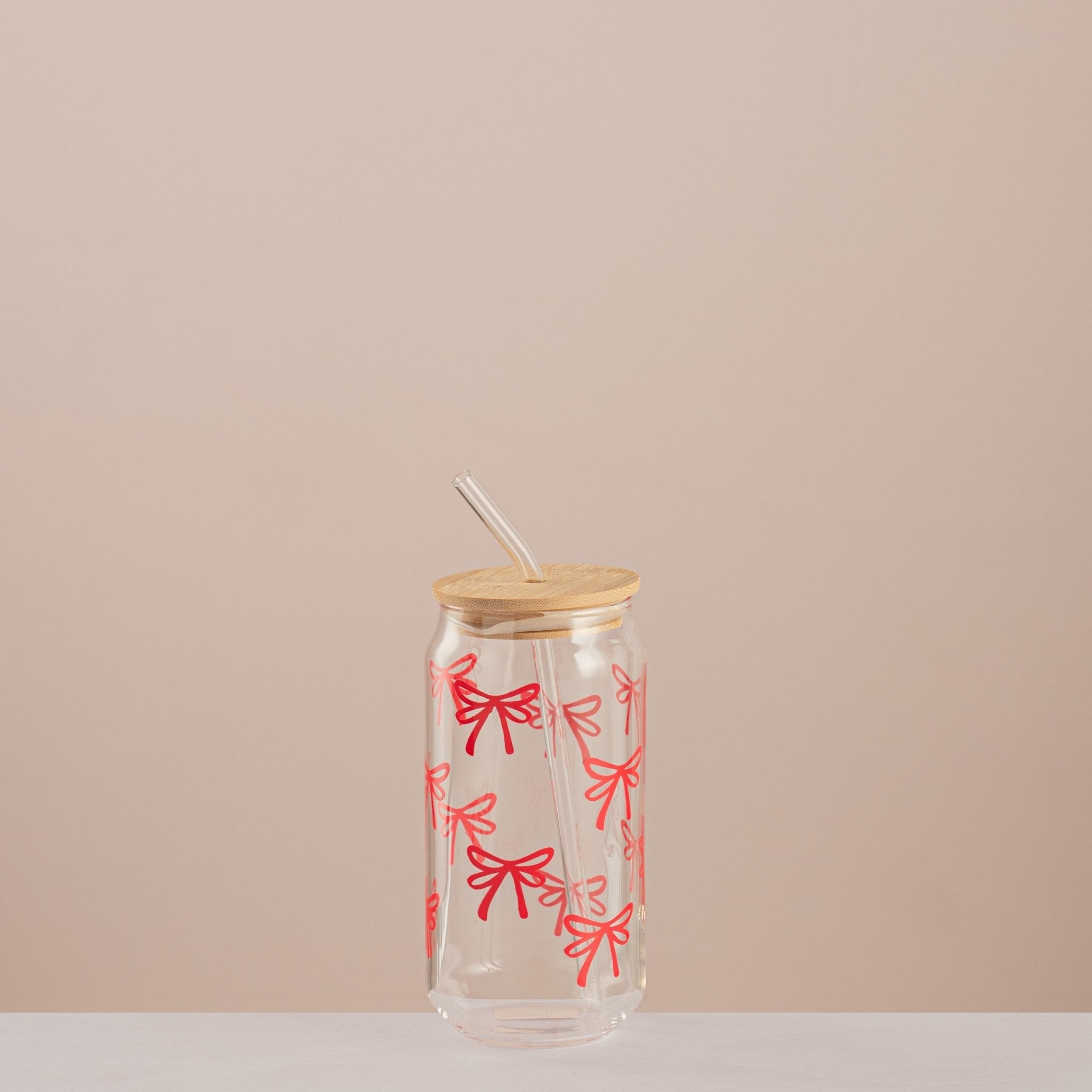 Abstract Botanical Can Glass - Urban Home