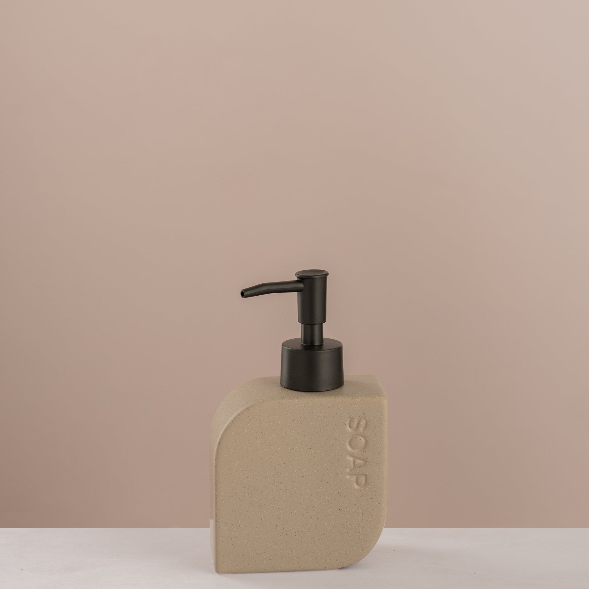 Modern Geometric Ceramic Soap Dispenser - Urban Home