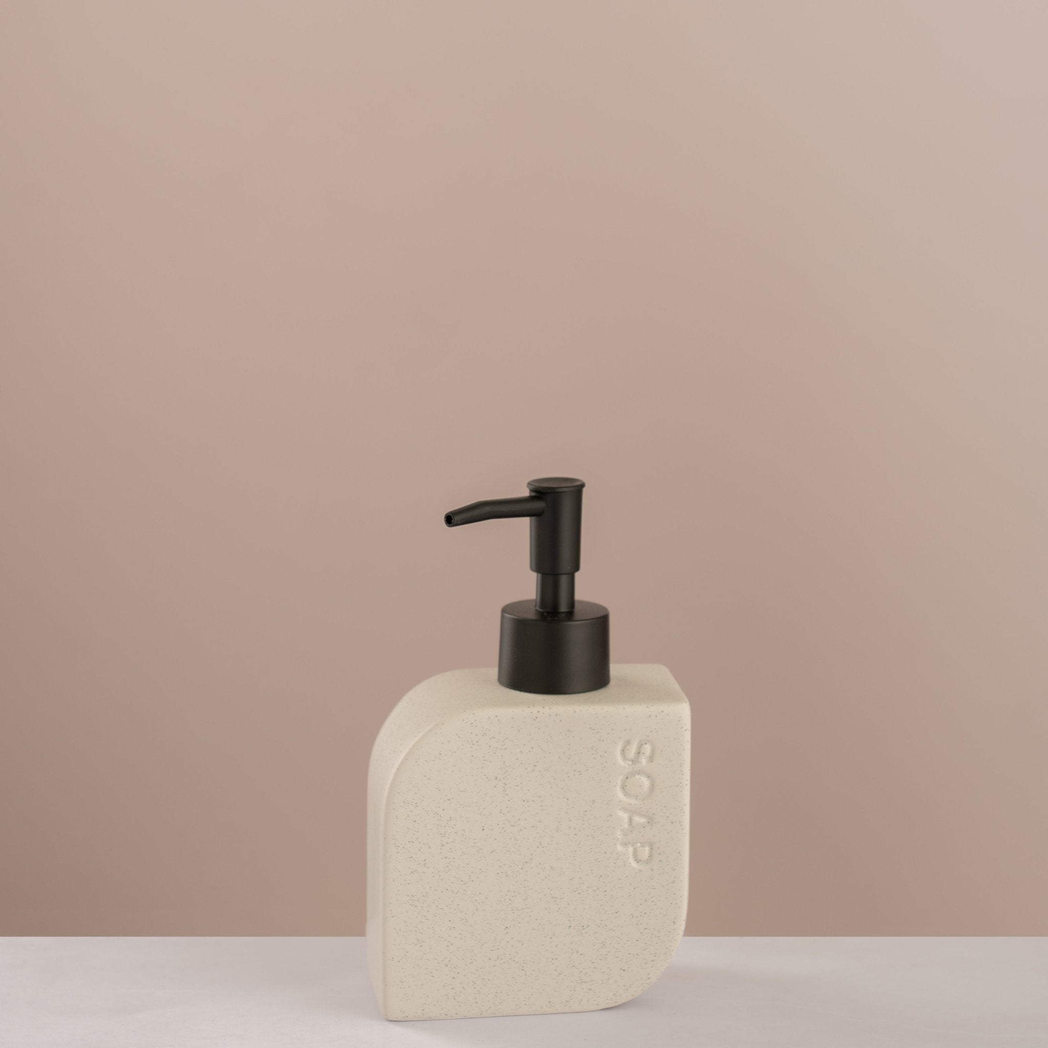 Modern Geometric Ceramic Soap Dispenser - Urban Home