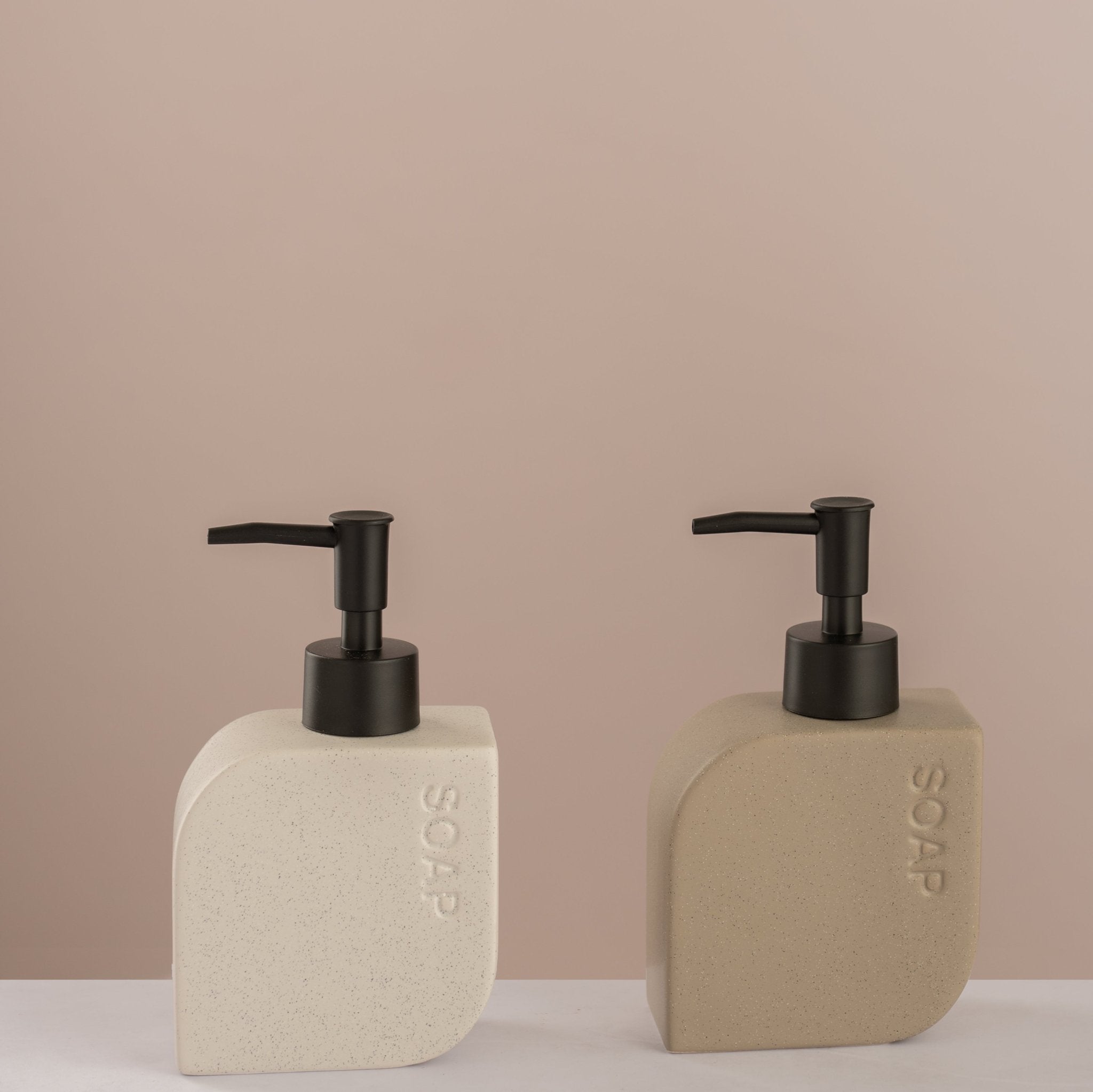 Modern Geometric Ceramic Soap Dispenser - Urban Home